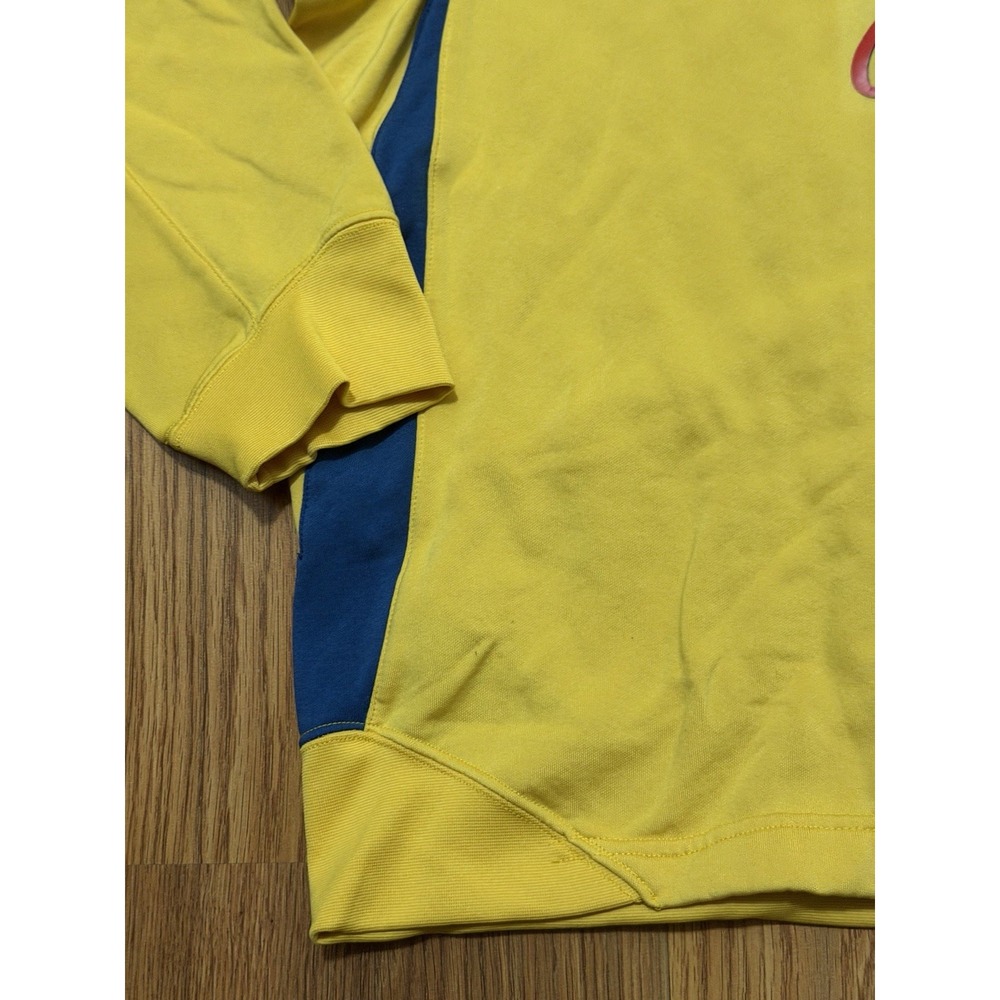Nike Club America Soccer Training Sweatshirt Mens Large Coca Cola Corona Yellow - Picture 7 of 16